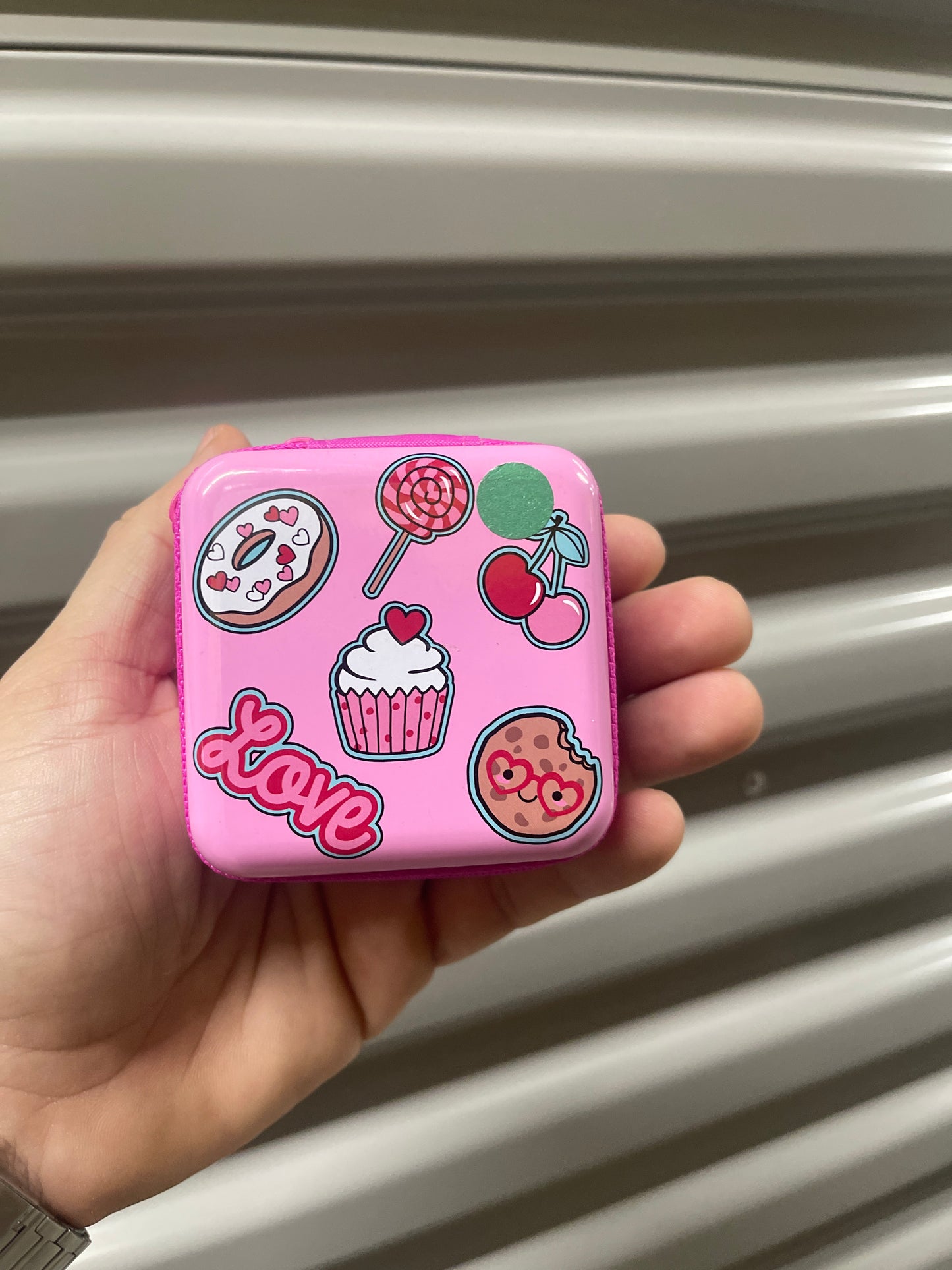 Caja Maquillaje Metálica Pequeña