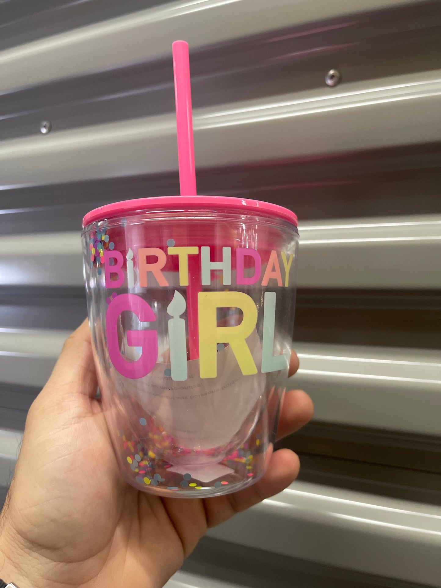 Vaso con Pitillo