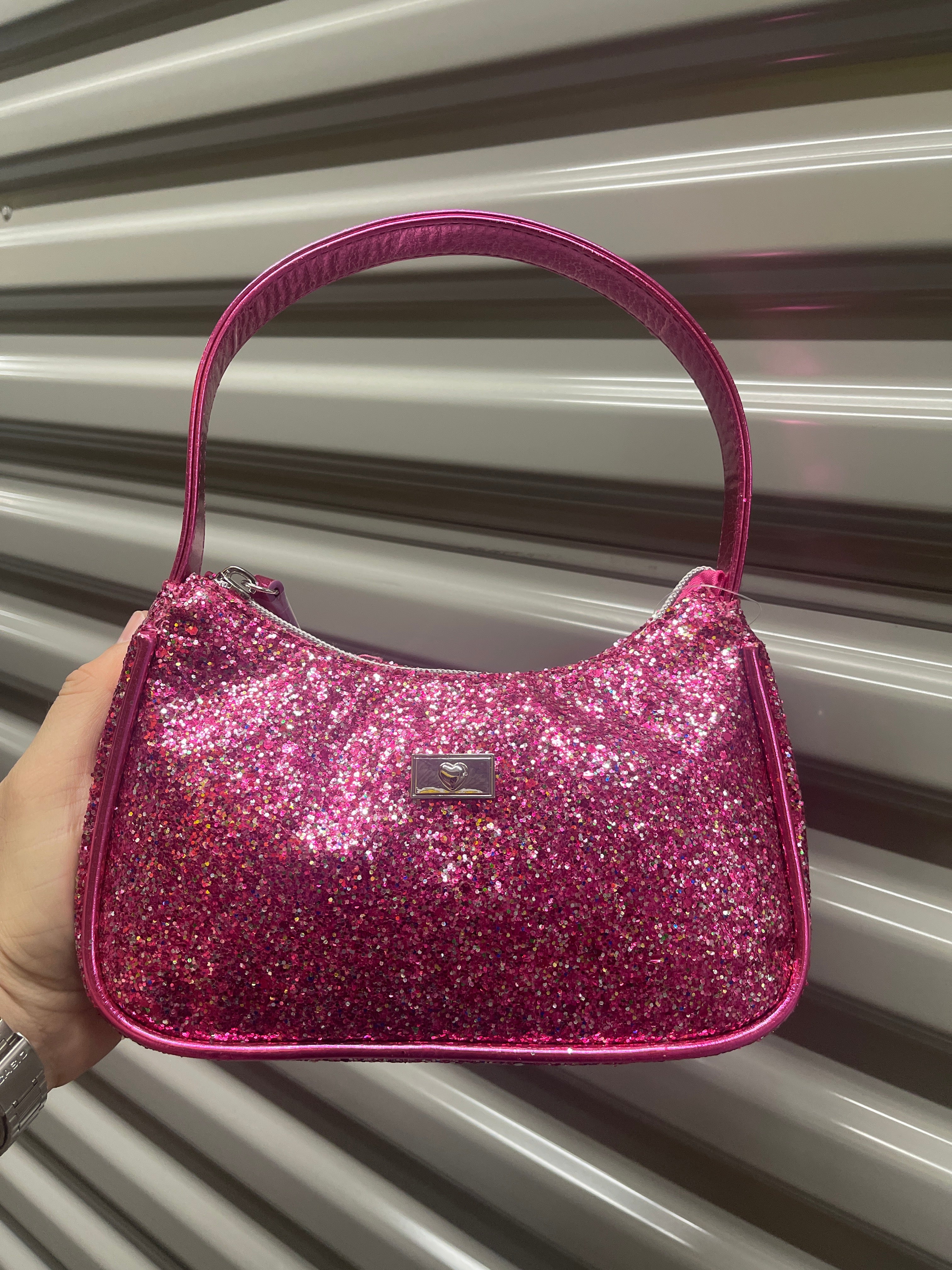 Cartera Rosada Brillante
