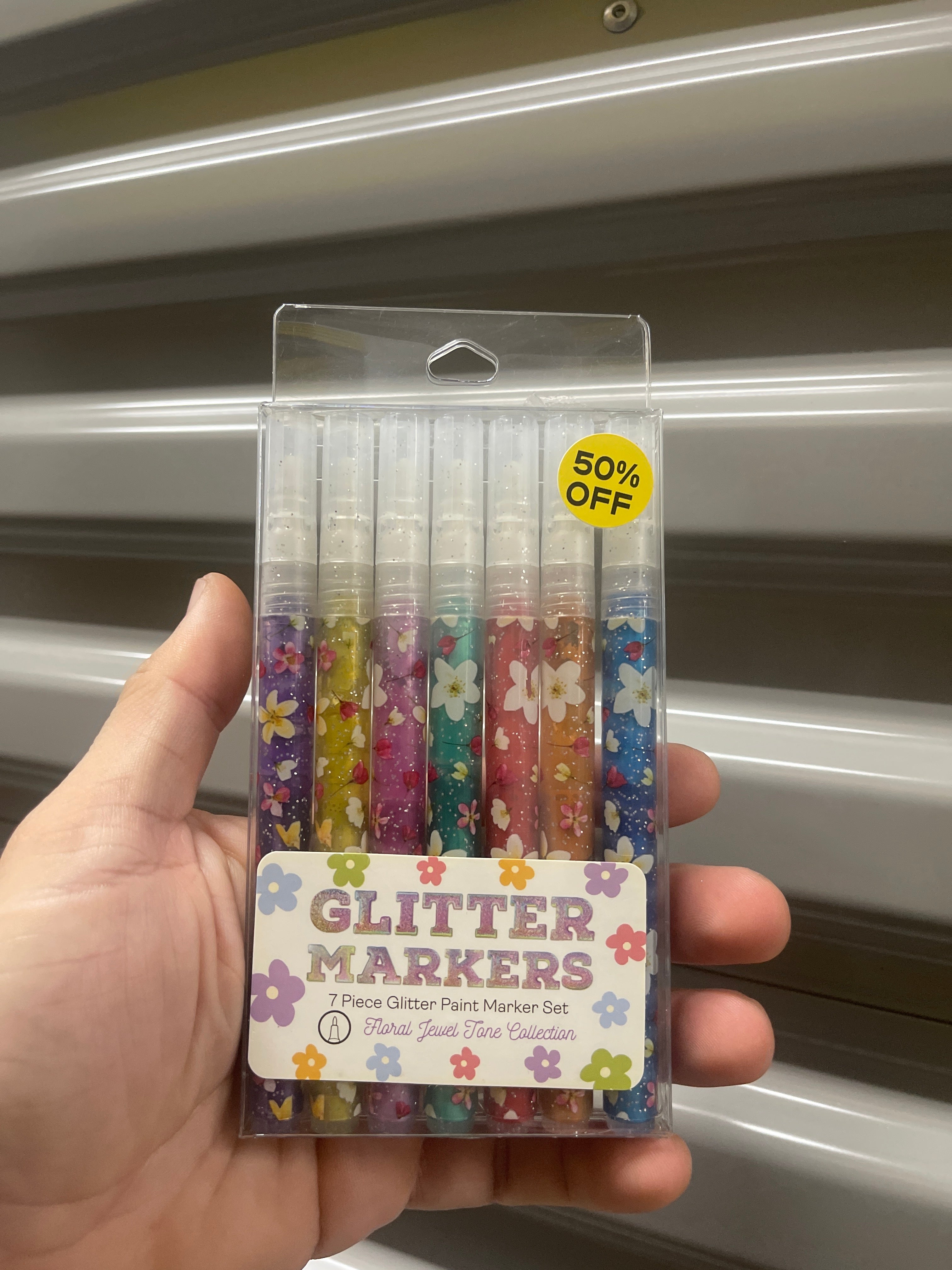 Marcadores con Escarcha