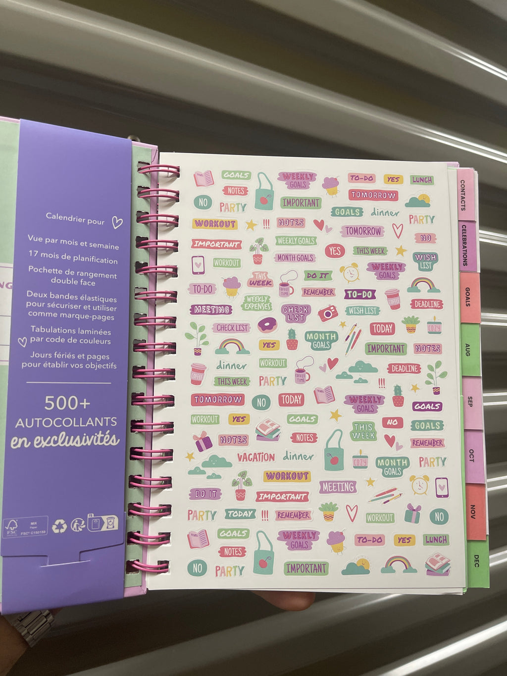 Agenda con Stickers