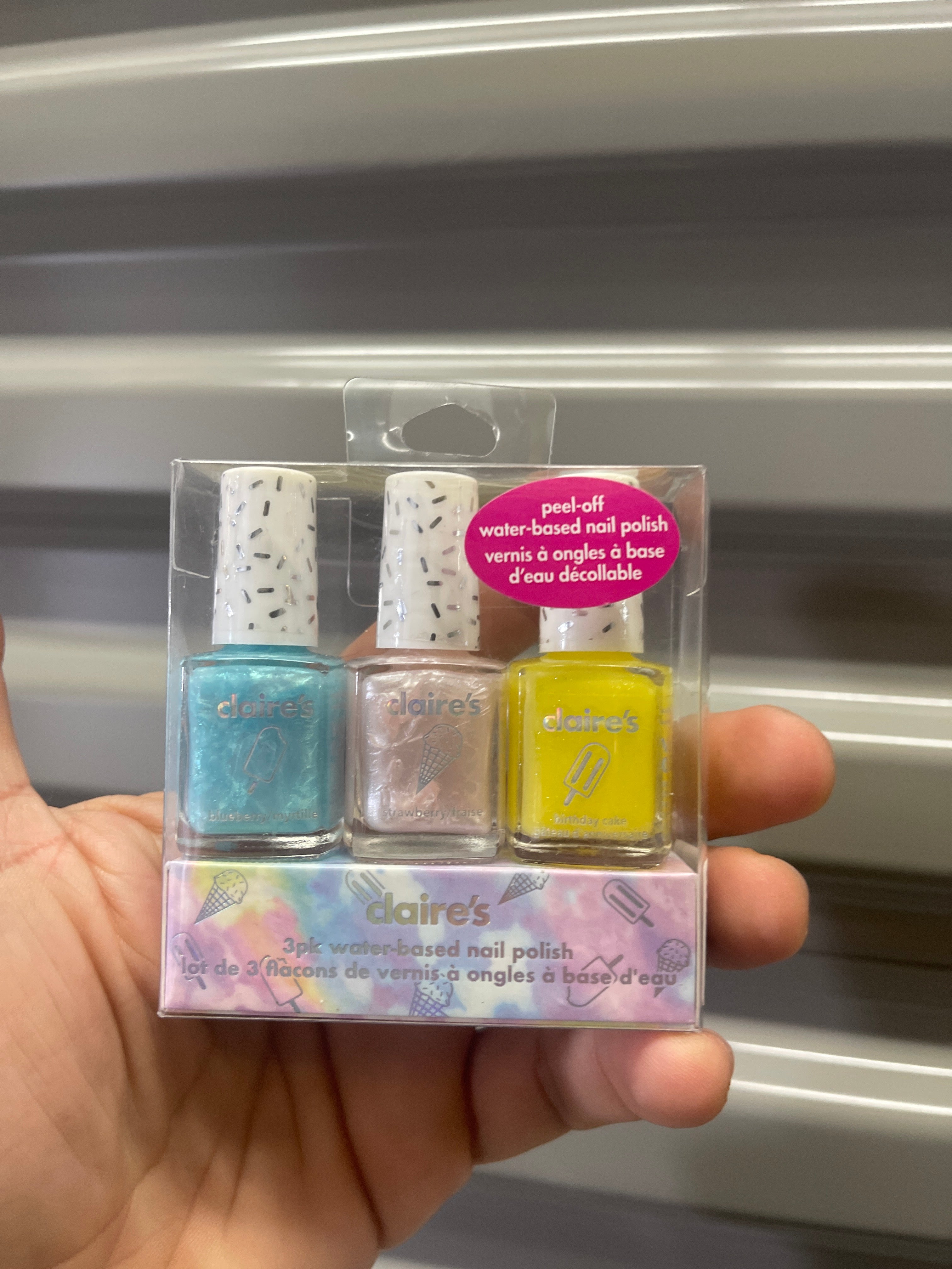 Set 3 pintura de uñas