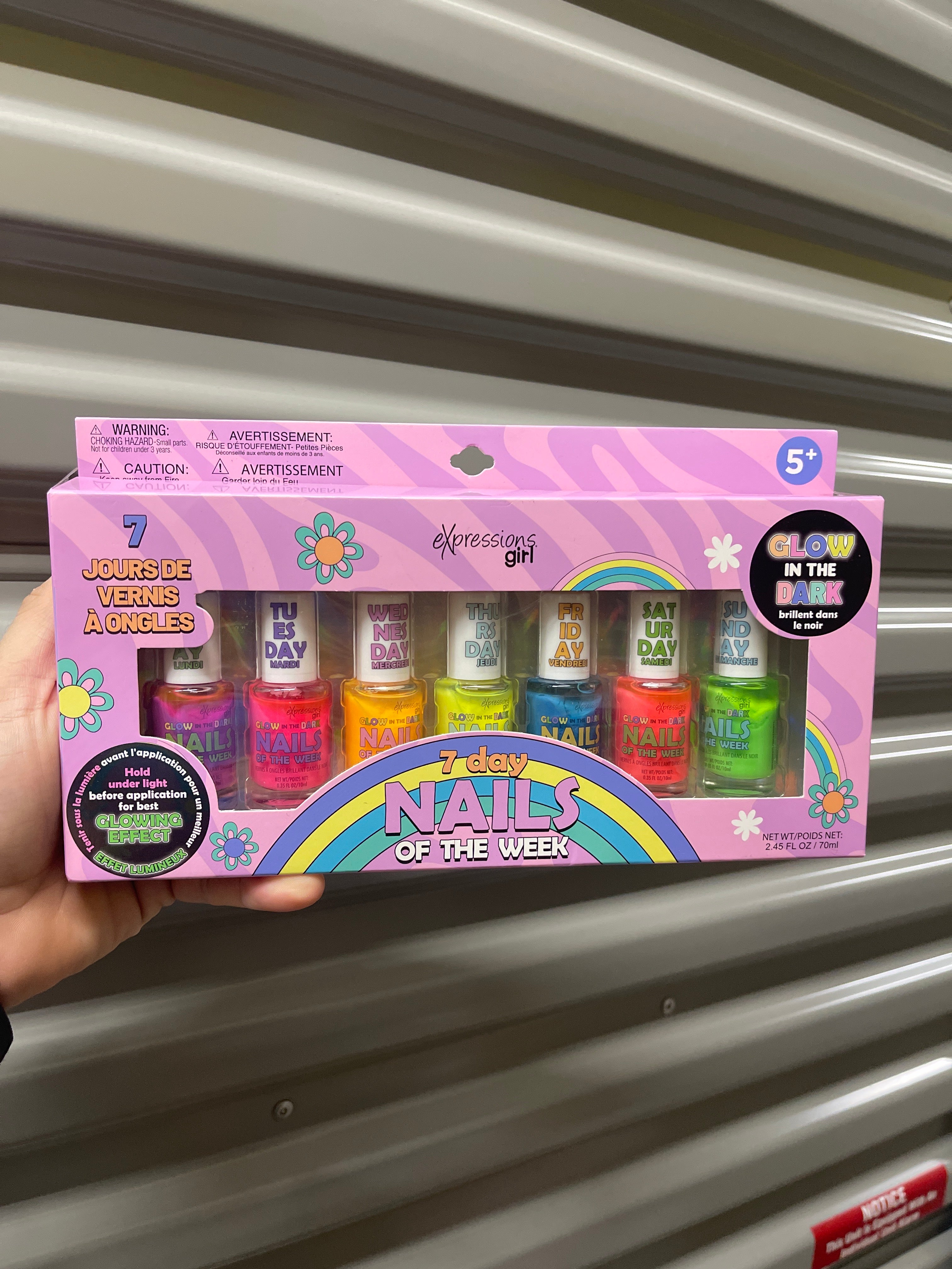 Set pintura de uñas Brillan Oscuridad