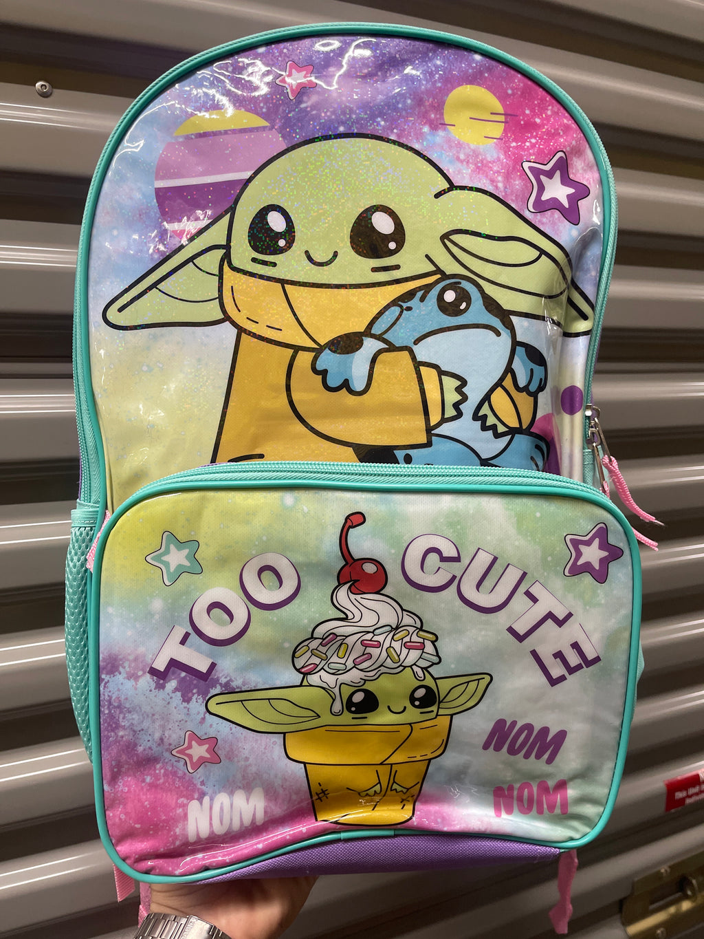 Morral Baby Yoda con Lonchera