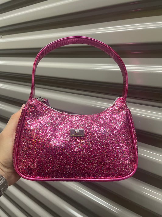 Cartera Rosada Brillante