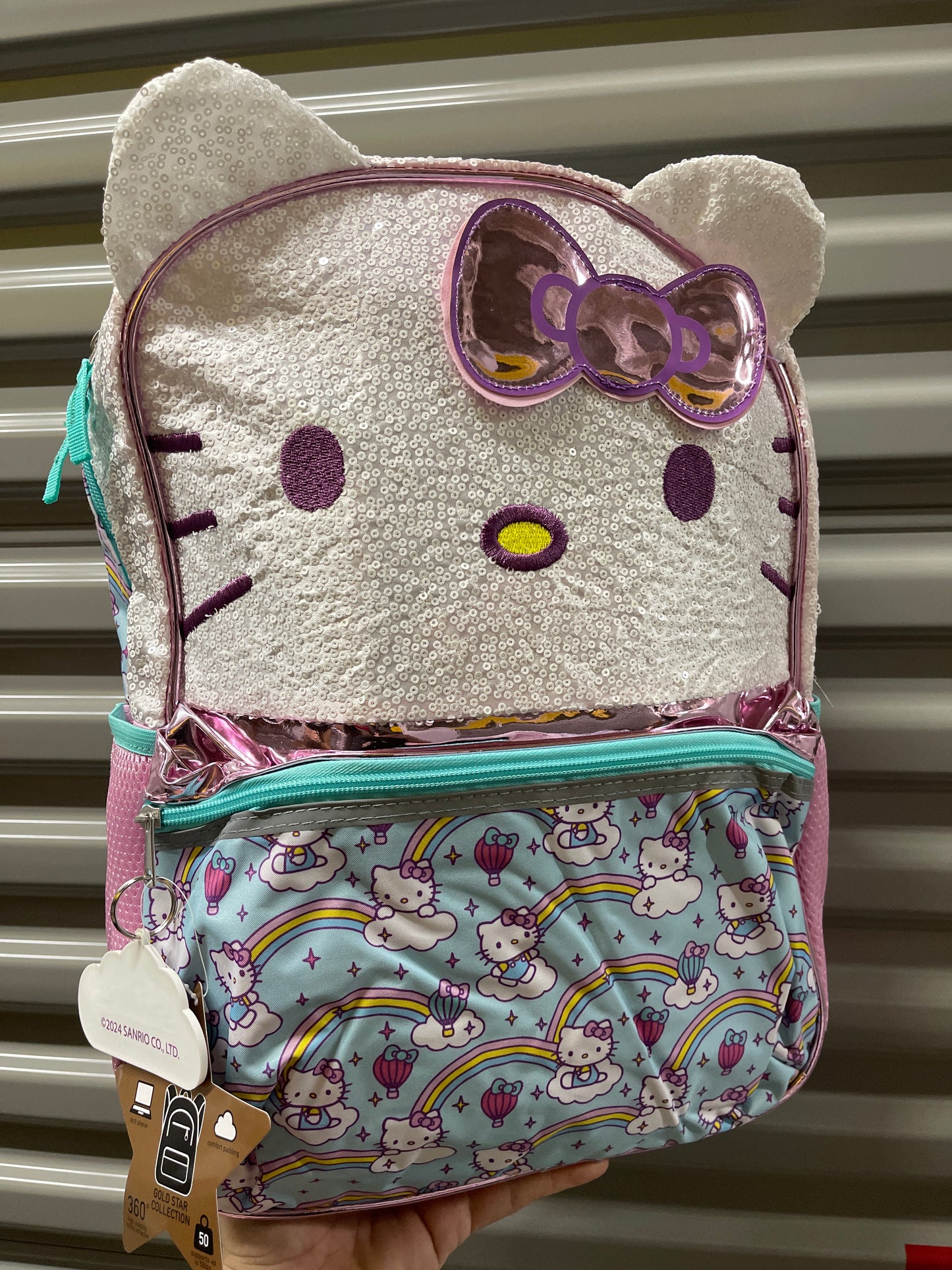 Morral Hello Kitty Lentejuela