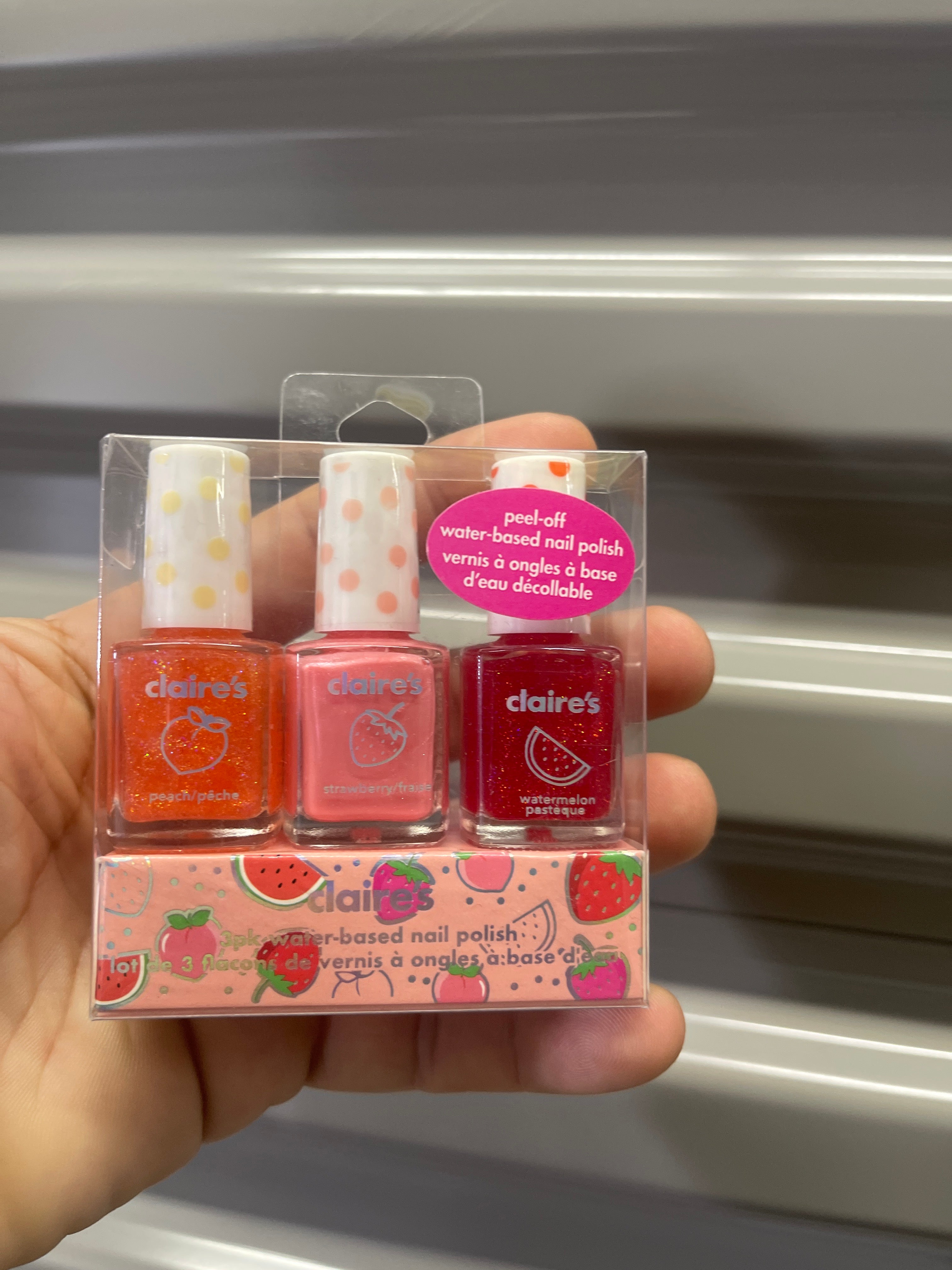 Set 3 pintura de uñas