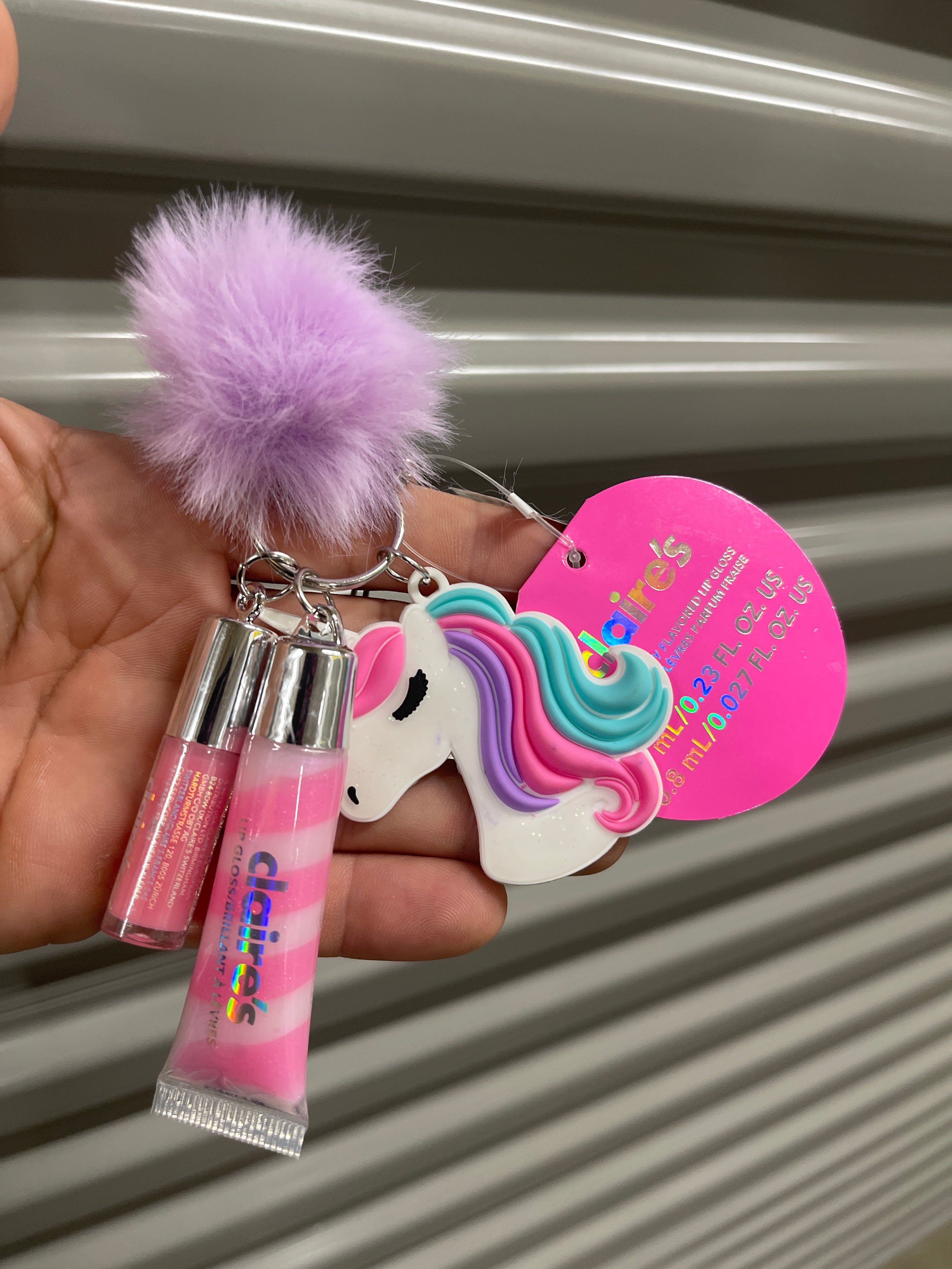 Llavero 2 Brillos Unicornio