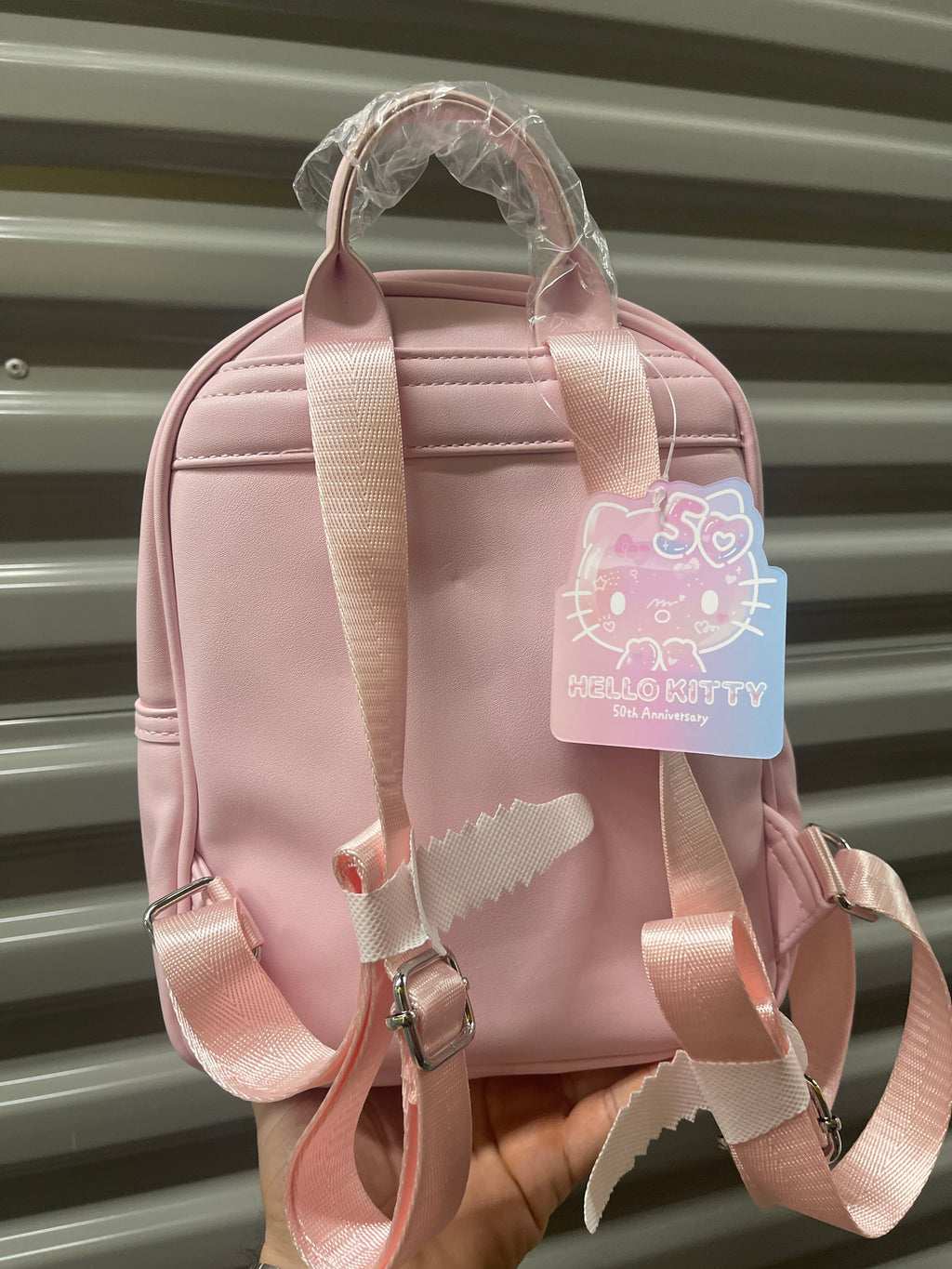 Morralito Semi Cuero Hello Kitty