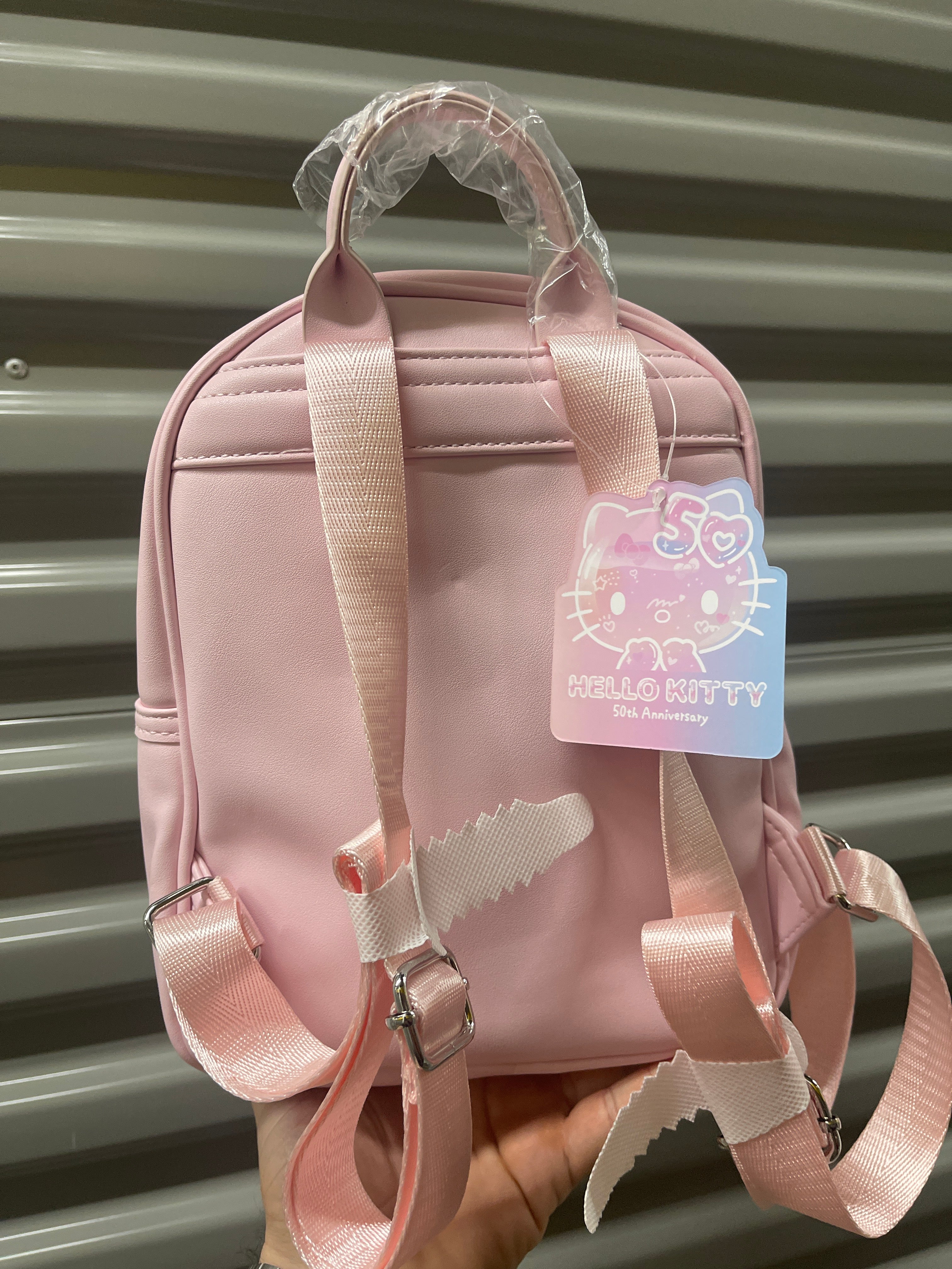 Morralito Semi Cuero Hello Kitty