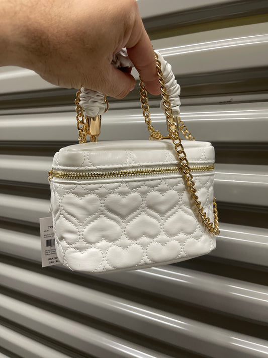 Cartera Semi Cuero Blanca