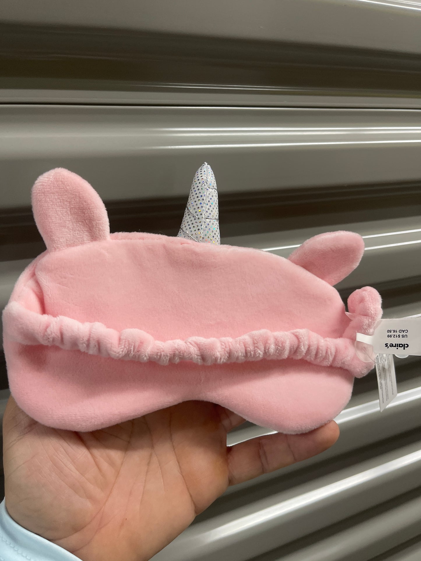 Tapa Ojos de Peluche Unicornio