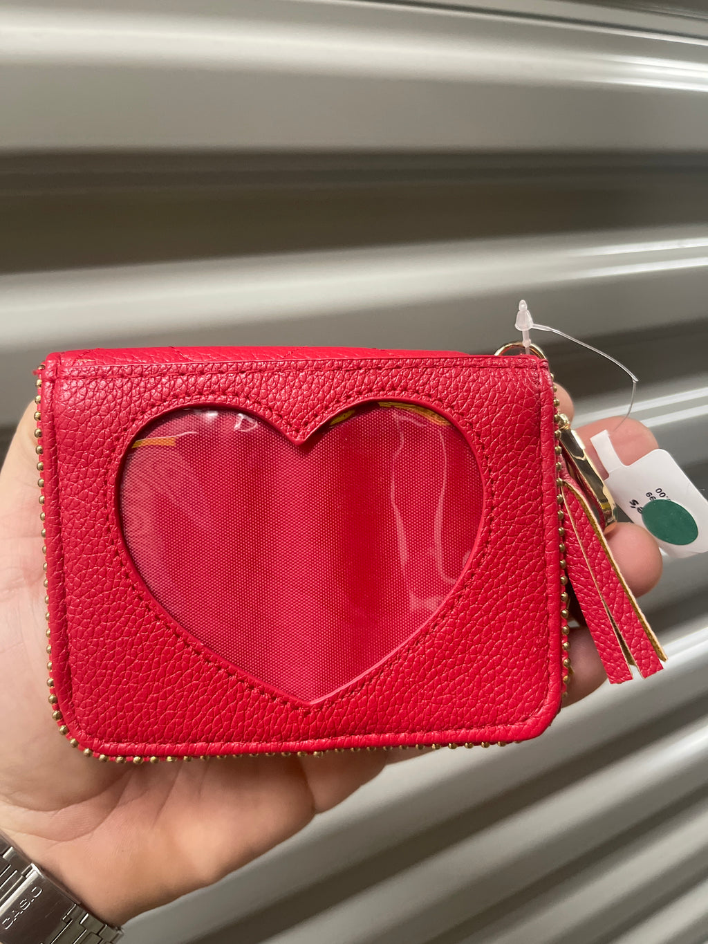 Monedero Corazón Rojo