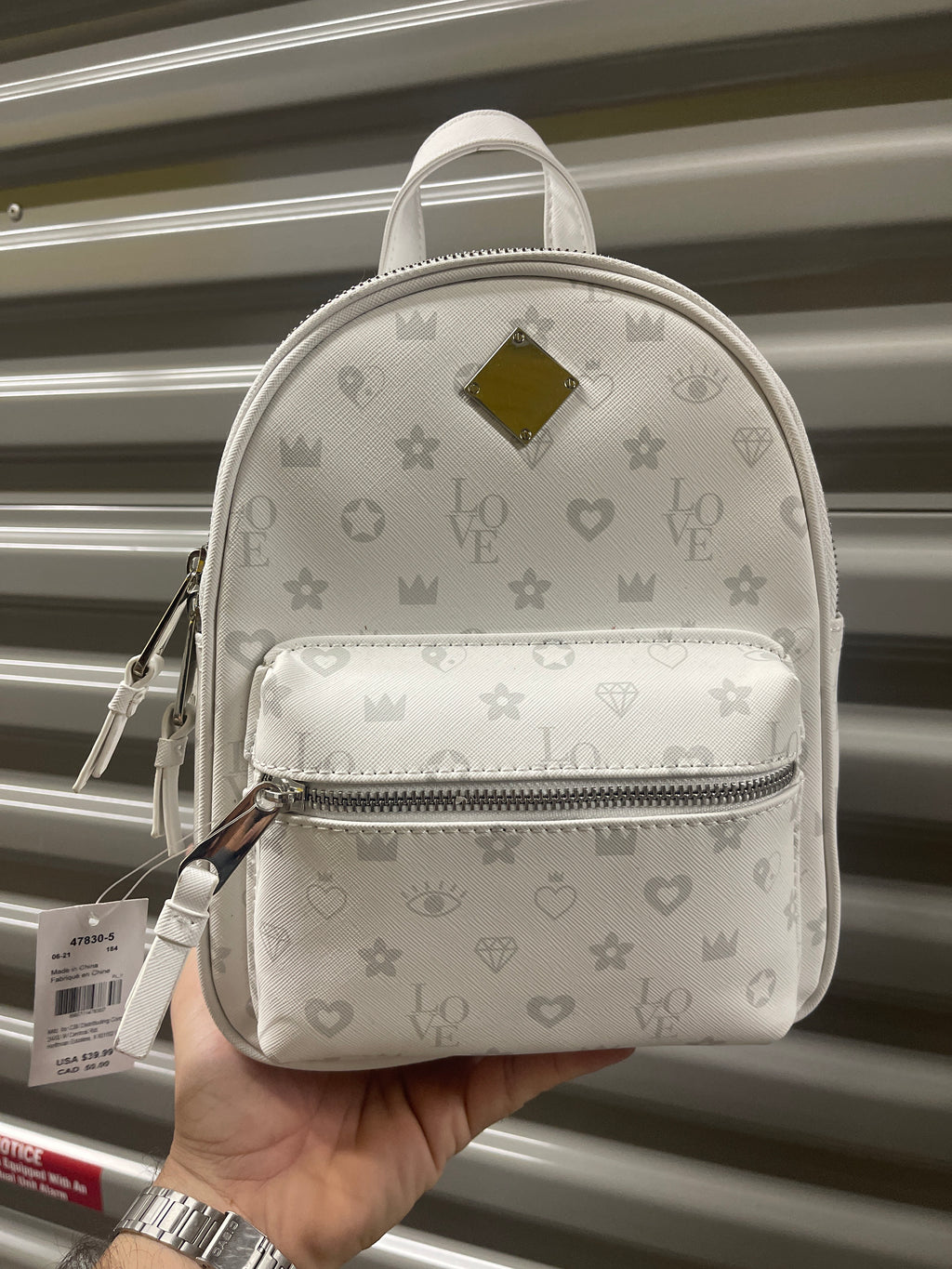 Morralito Semicuero Love