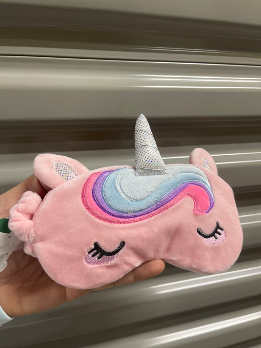 Tapa Ojos de Peluche Unicornio