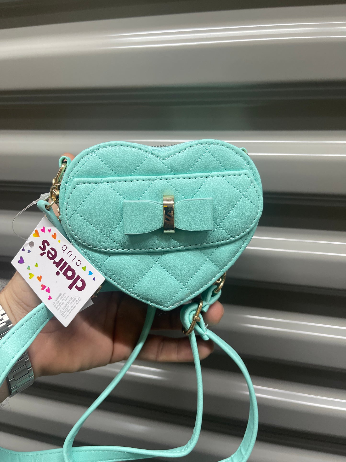 Cartera Corazón Verde