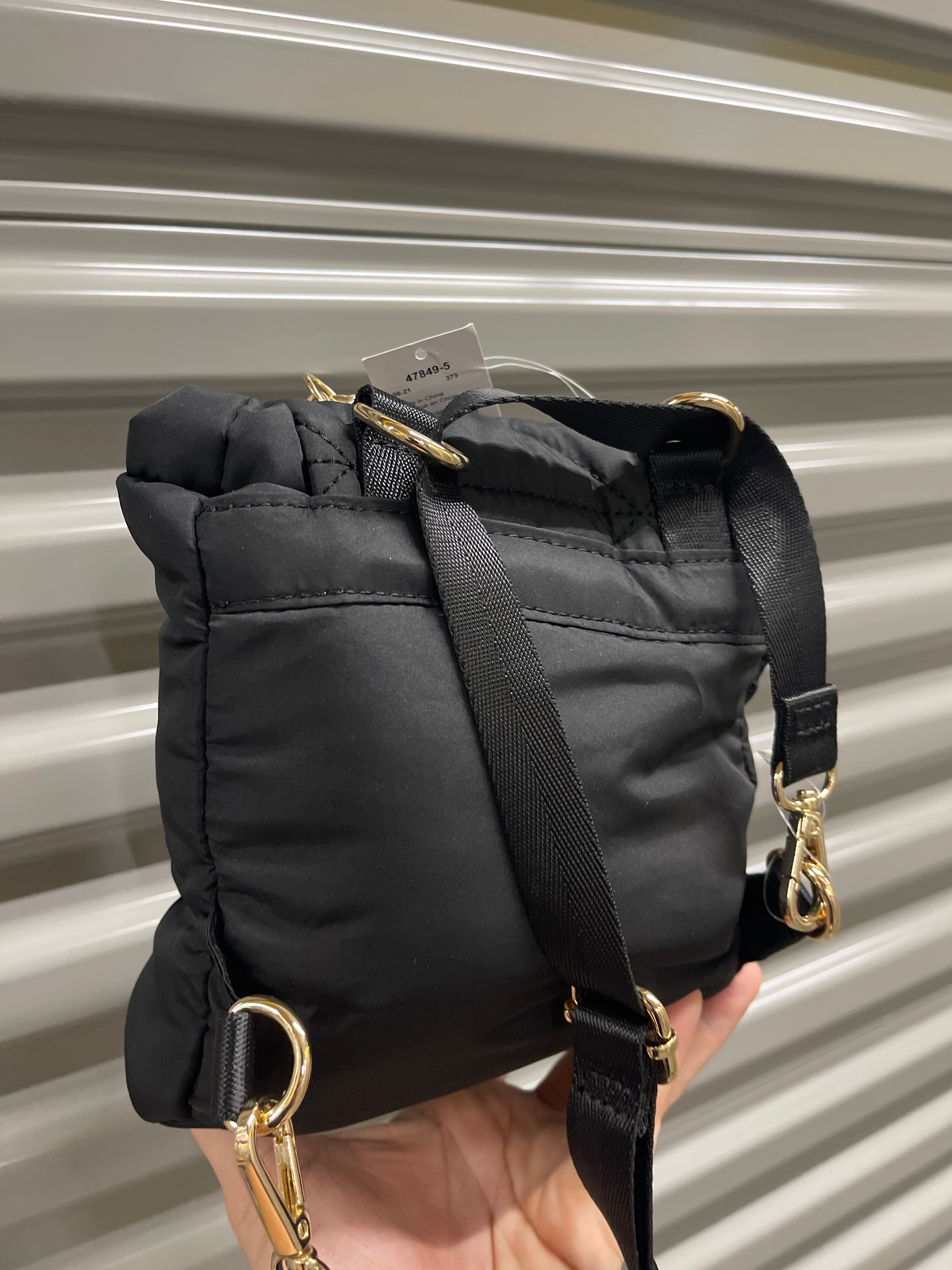 Morralito Negro y Dorado