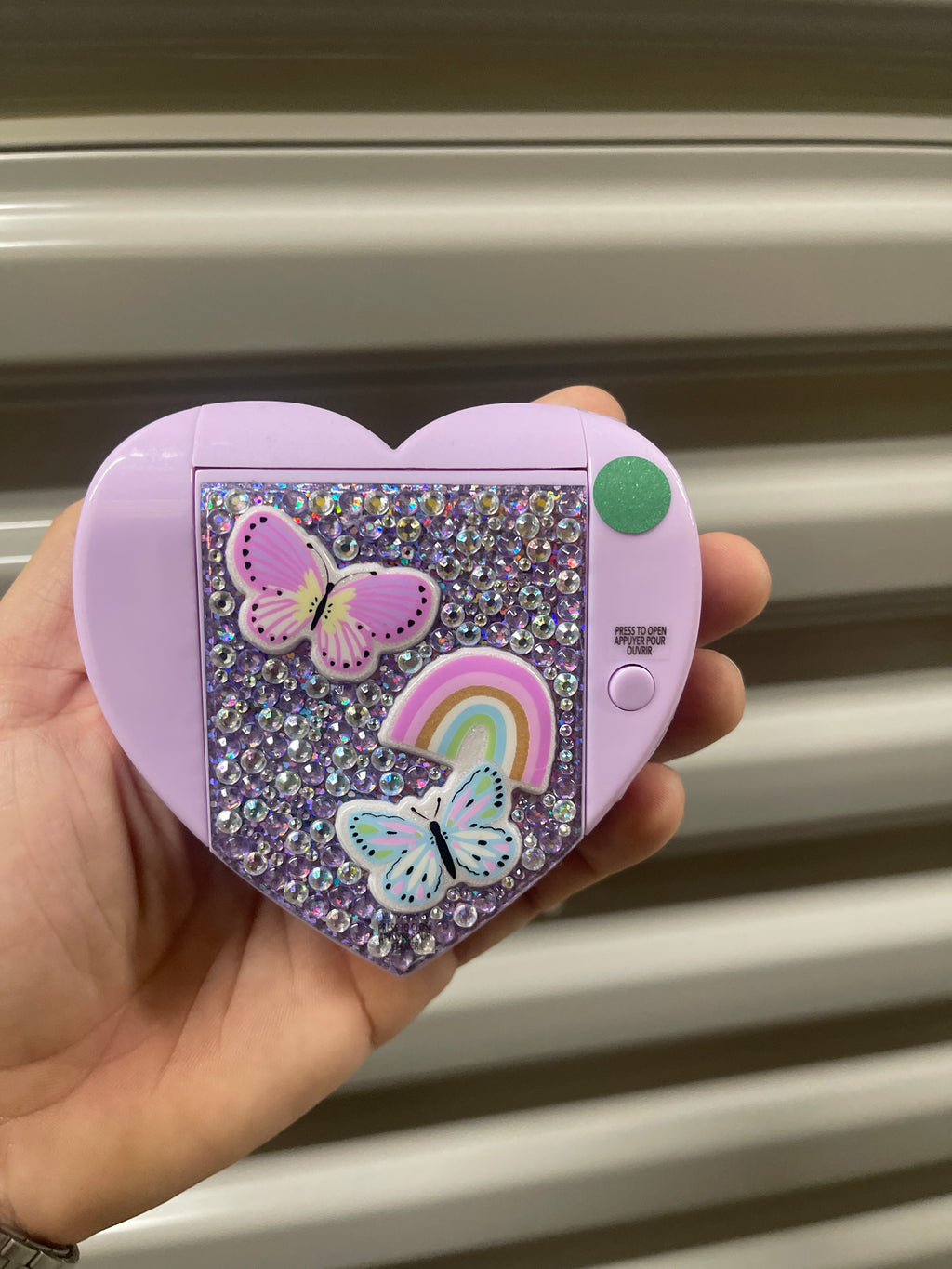 Brillos de Pedrería Corazón