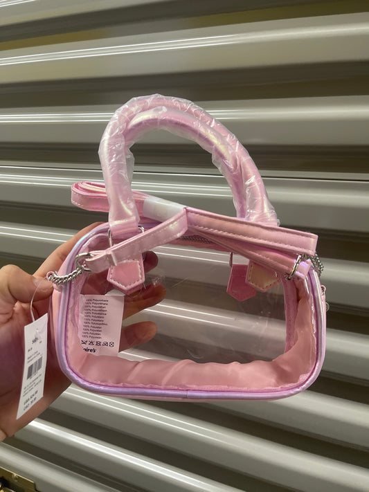 Cartera Transparente Rosada