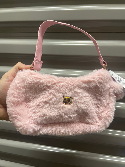 Cartera Osito Peluche Rosada