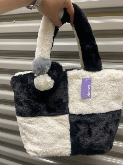 Cartera Peluche Cuadros