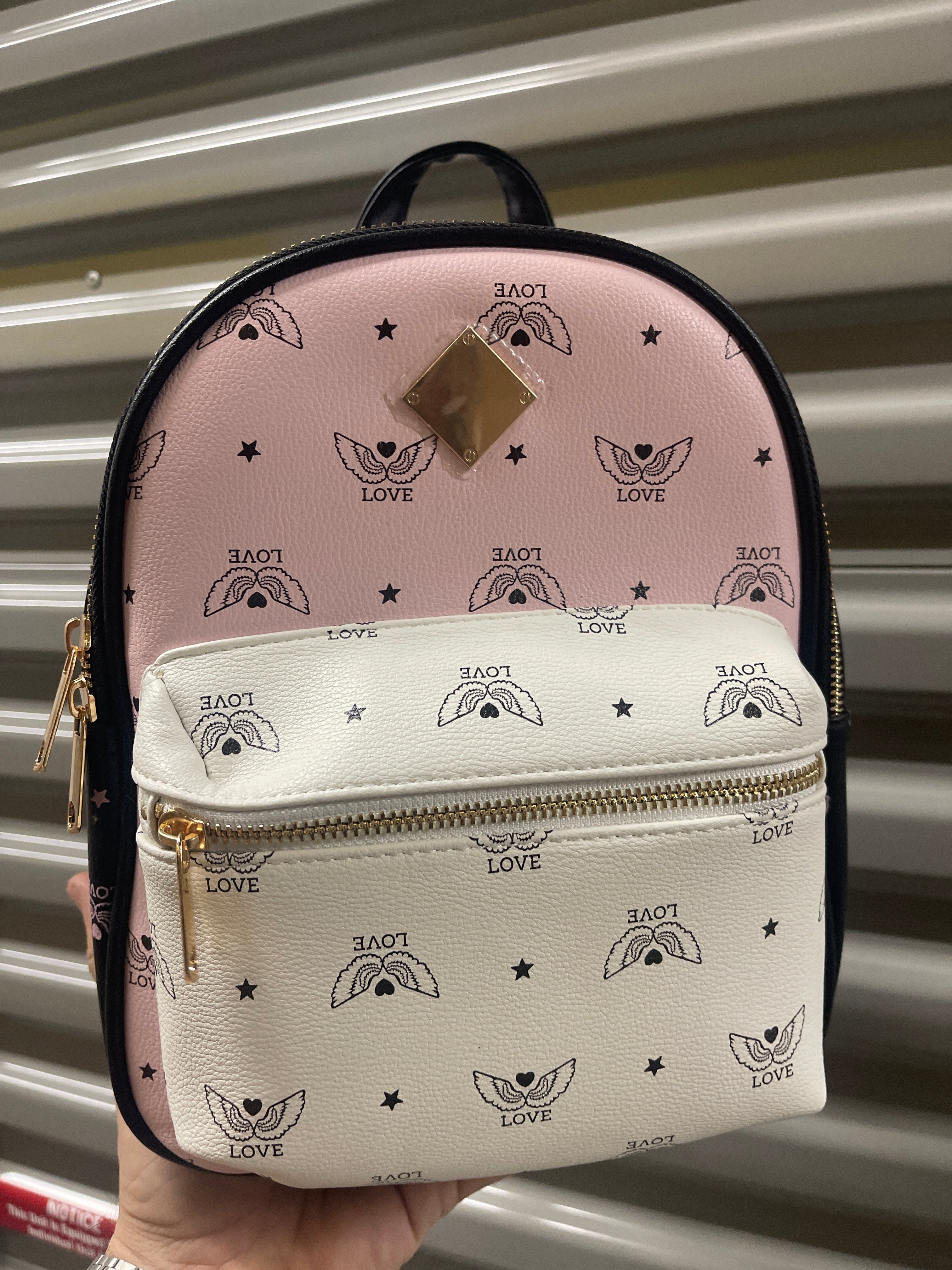 Morralito Semicuero Love