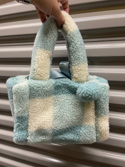 Cartera Peluche Cuadros