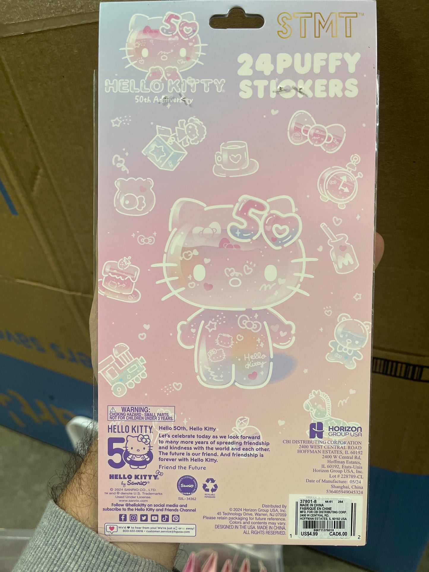 24 Stickers Hello Kitty